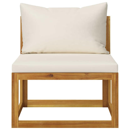 Set Divani Giardino 5 pz con Cuscini Legno Massello di Acacia | homemem39