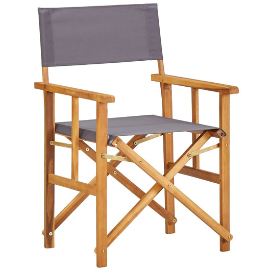 Sedie da Regista 2 pz in Legno Massello di Acacia | homemem39