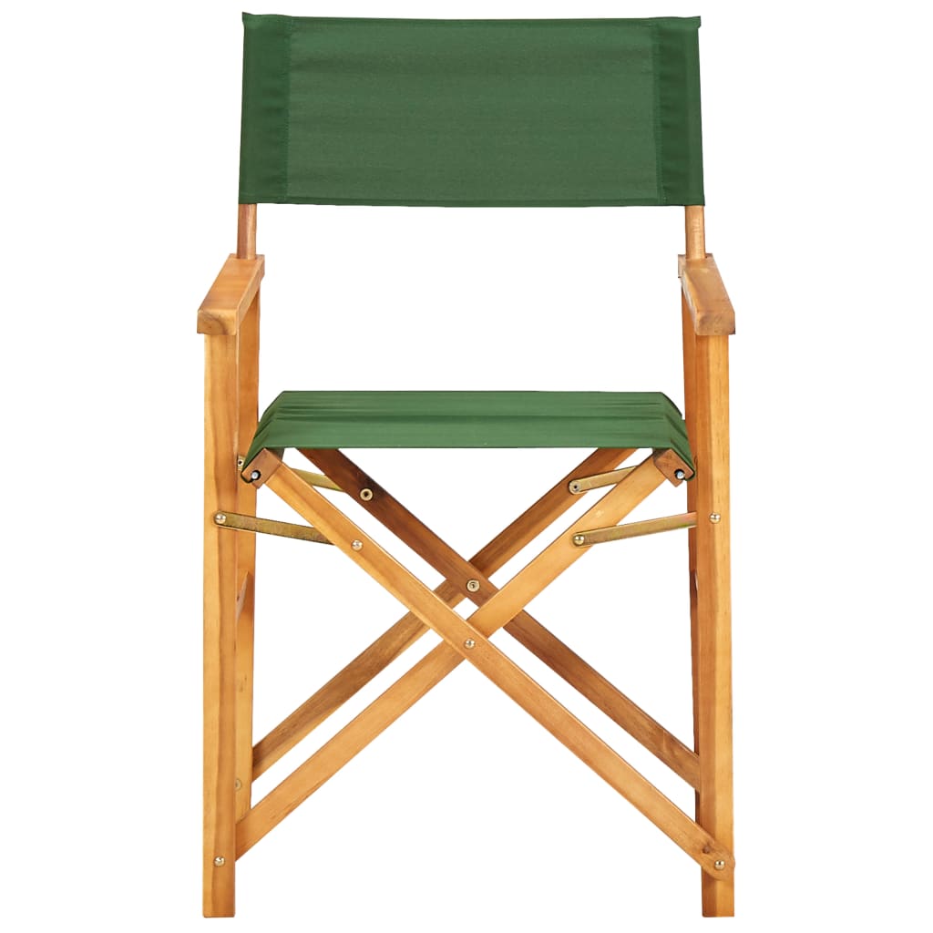 Sedia da Regista in Legno Massello di Acacia Verde | homemem39