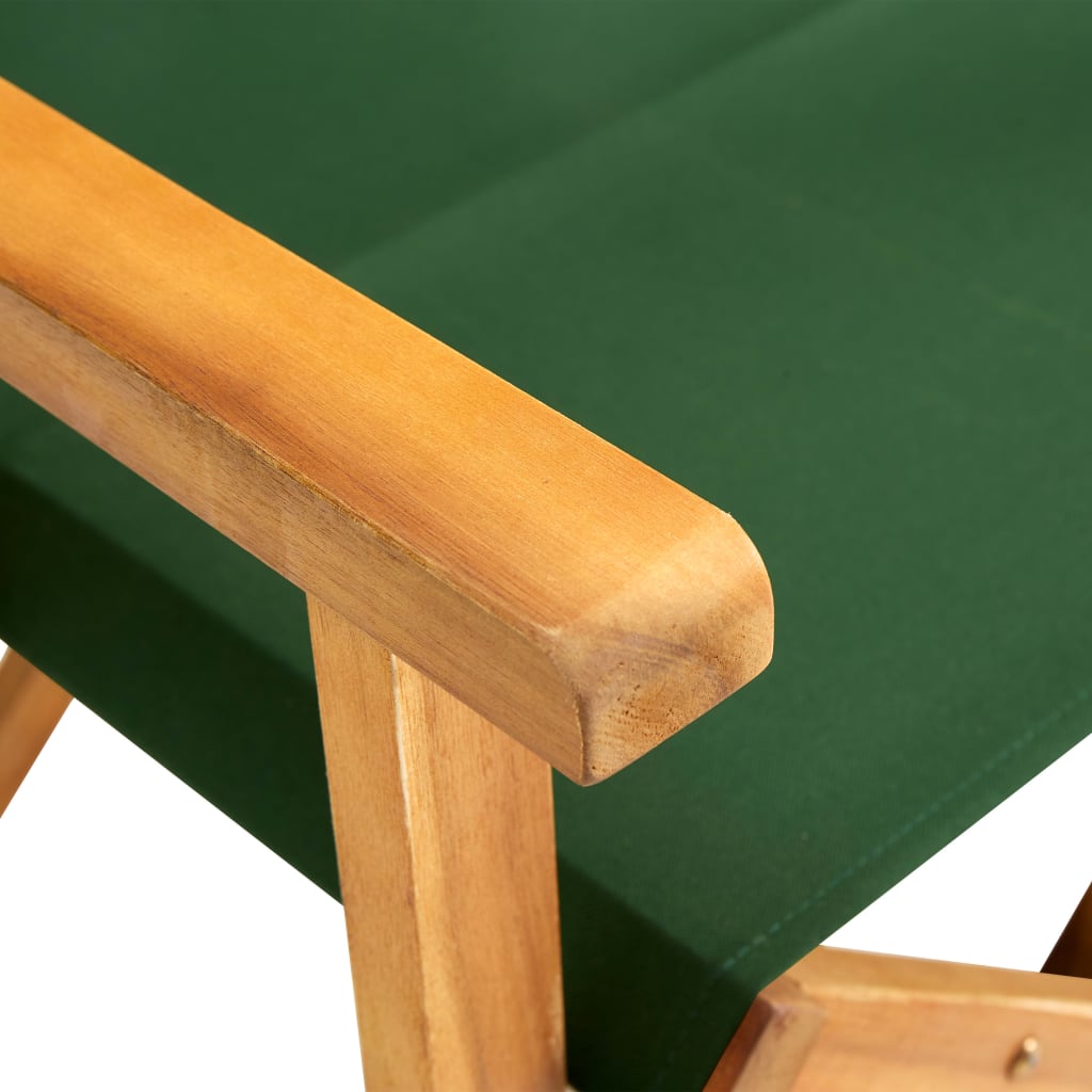 Sedia da Regista in Legno Massello di Acacia Verde | homemem39