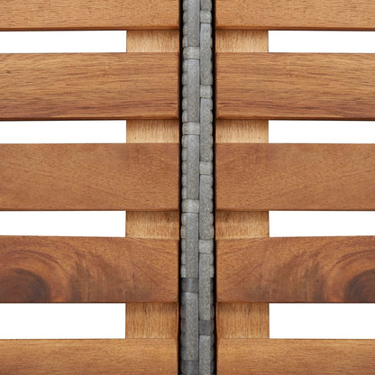 Bordo Spa Quadrato Grigio 268 x 268 x 55 cm in Polyrattan - homemem39