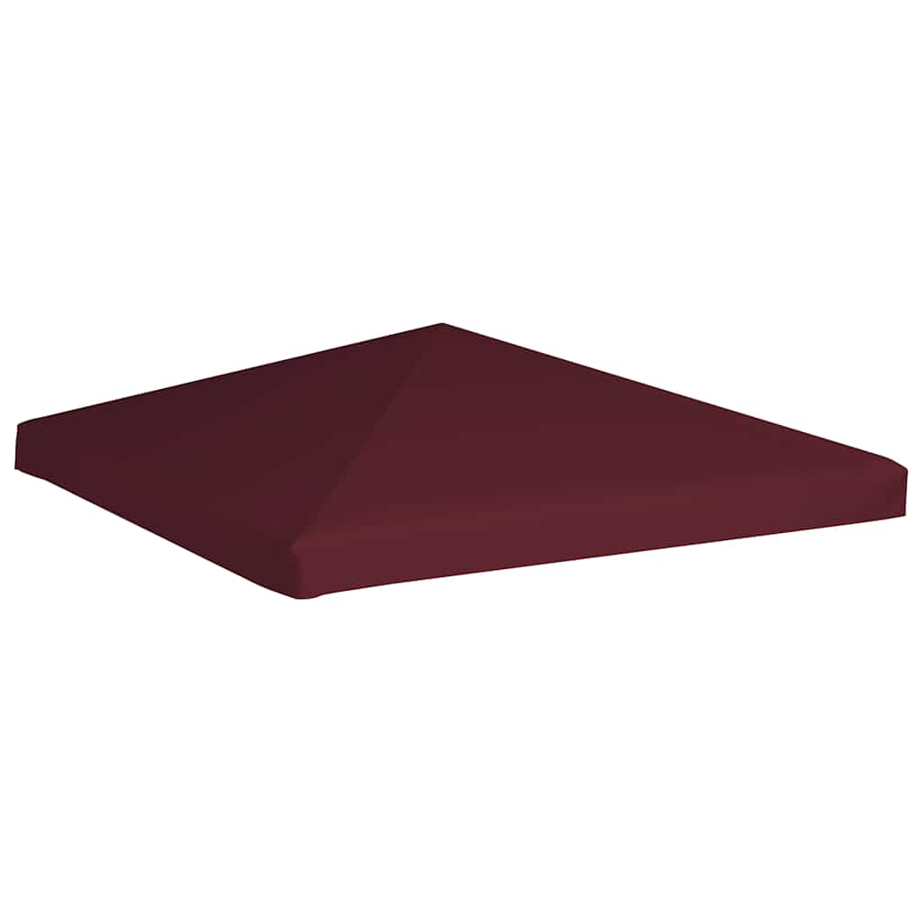 Copertura Superiore per Gazebo 310g/m² 3x3m Bordeaux - homemem39