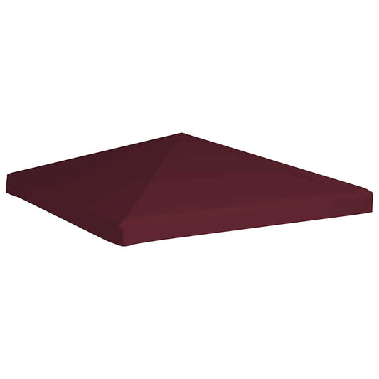 Copertura Superiore per Gazebo 310g/m² 3x3m Bordeaux - homemem39