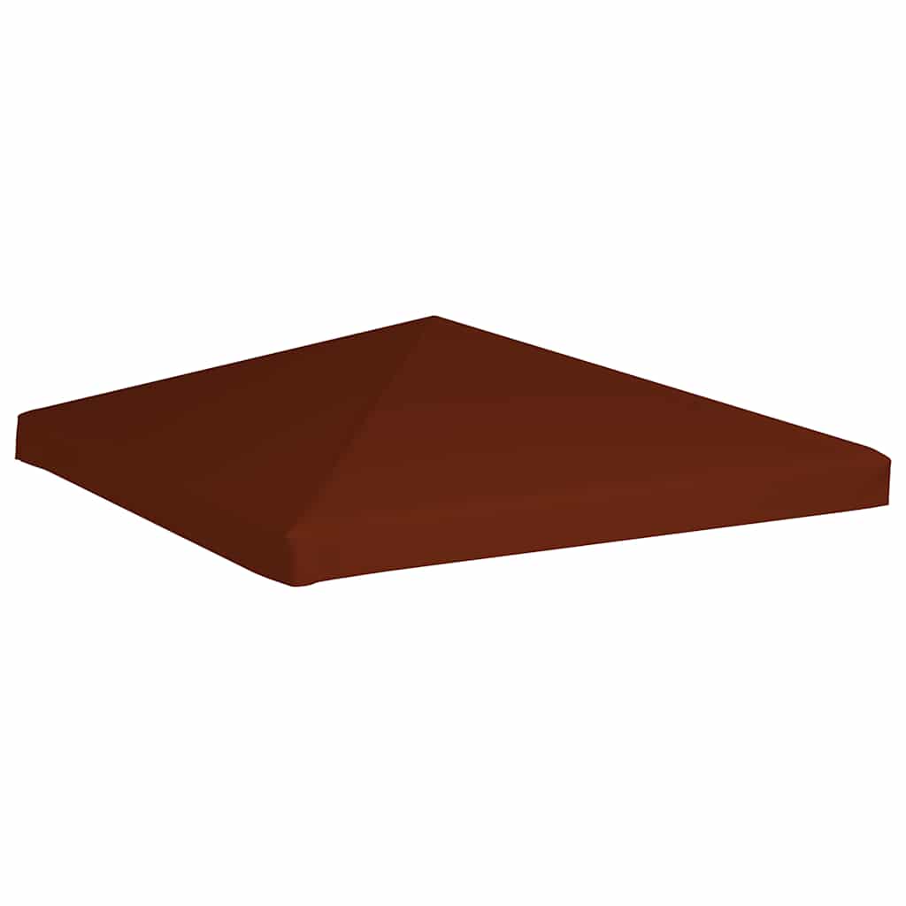 Copertura Superiore Gazebo 310g/m² 3x3 m Terracotta - homemem39