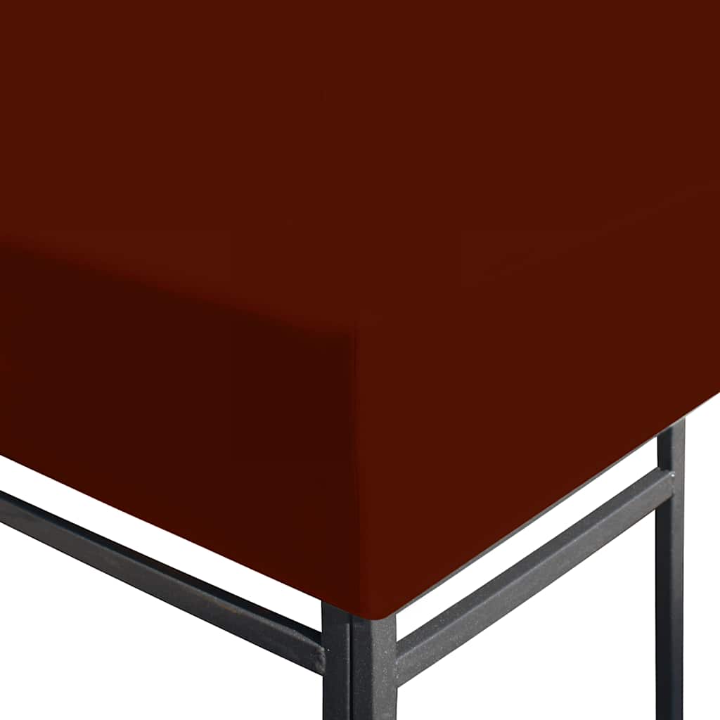 Copertura Superiore Gazebo 310g/m² 3x3 m Terracotta - homemem39