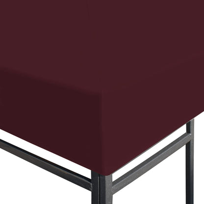 Copertura Superiore per Gazebo 310g/m² 3x4m Bordeaux