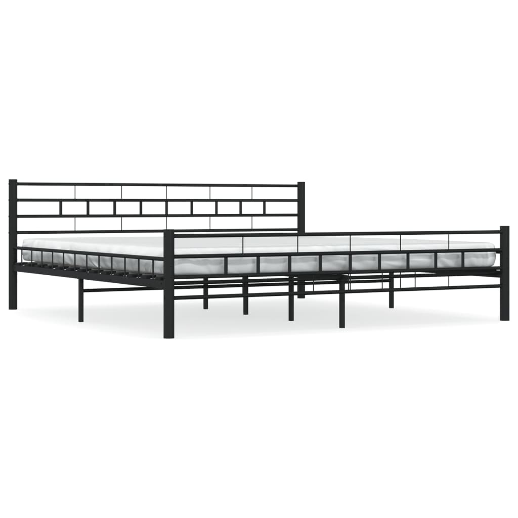 Giroletto Nero in Acciaio 200x200 cm | homemem39