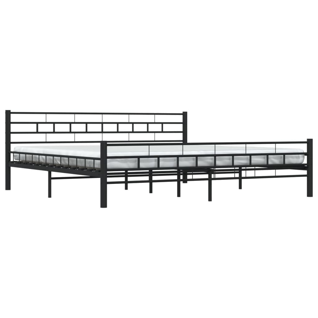 Giroletto Nero in Acciaio 200x200 cm | homemem39