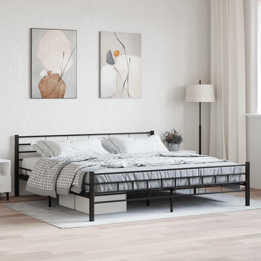 Giroletto Nero in Acciaio 200x200 cm | homemem39