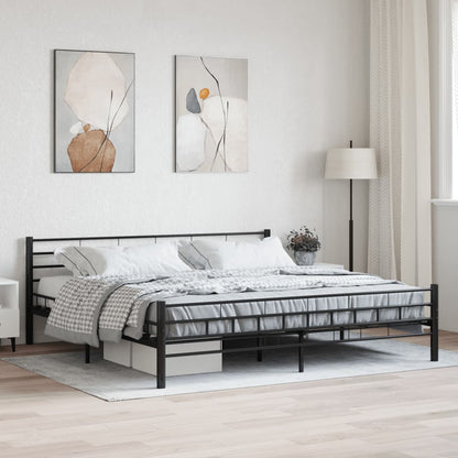 Giroletto Nero in Acciaio 200x200 cm | homemem39