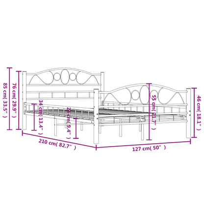 Giroletto Nero in Acciaio 120x200 cm | homemem39