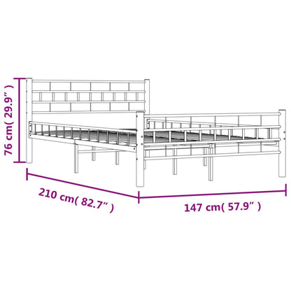 Giroletto Bianco in Metallo 140x200 cm | homemem39