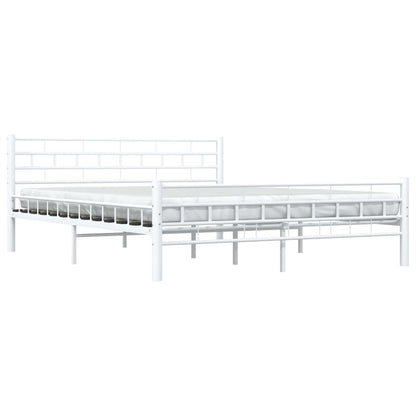 Giroletto Bianco in Metallo 160x200 cm | homemem39
