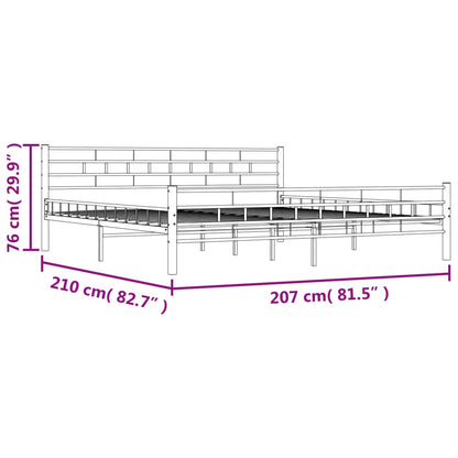 Giroletto Bianco in Metallo 200x200 cm | homemem39
