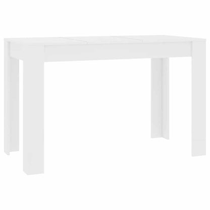 Tavolo da Pranzo Bianco 120x60x76 cm in Legno Multistrato | homemem39