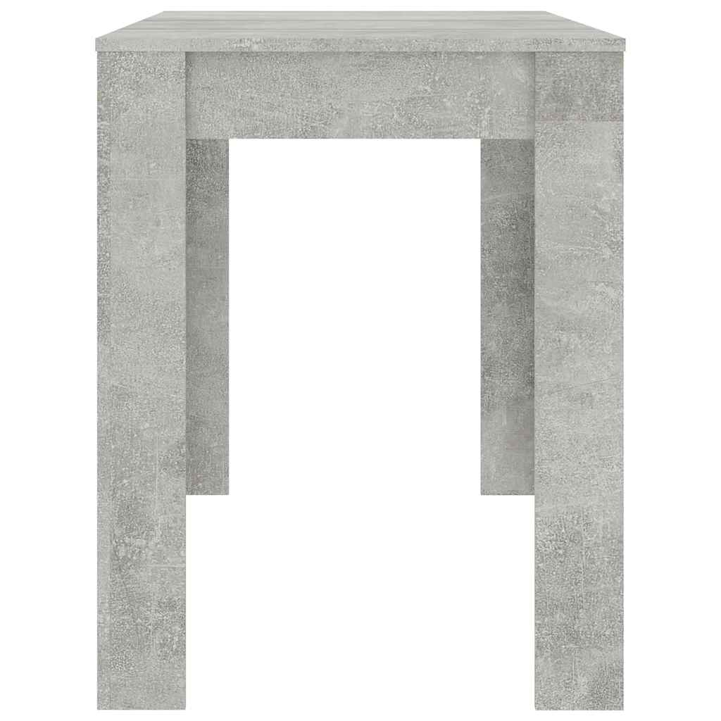 Tavolo da Pranzo Grigio Cemento 120x60x76 cm Legno Multistrato - homemem39