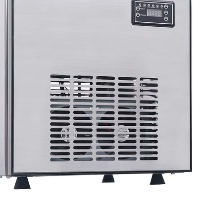 Creatore di cubetti di ghiaccio Argento 43 x 40 x 71 cm