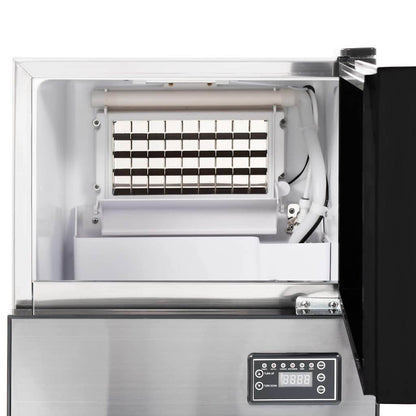 Creatore di cubetti di ghiaccio Argento 43 x 40 x 71 cm