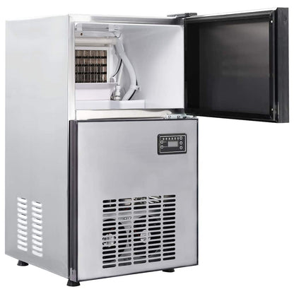 Creatore di cubetti di ghiaccio Argento 43 x 40 x 71 cm