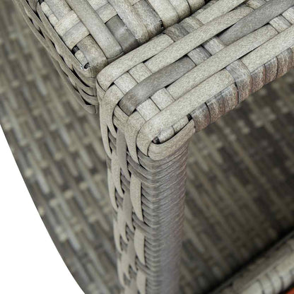 Bordo per Vasca da Spa in Polyrattan Grigio | homemem39