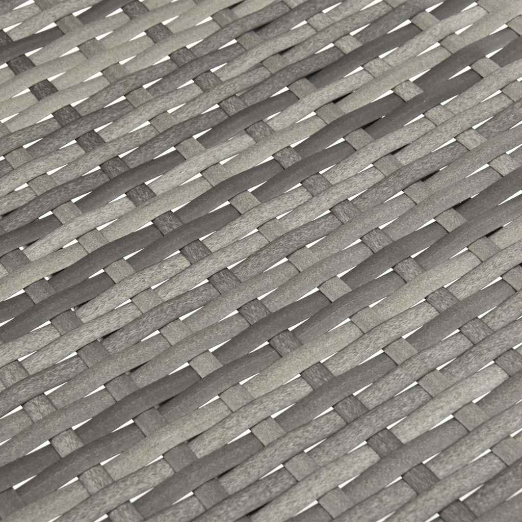 Sedie da Esterno Impilabili 2 pz Grigie in Polyrattan - homemem39