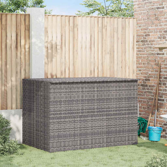 Baule da Giardino Grigio 150x100x100 cm in Polyrattan | homemem39