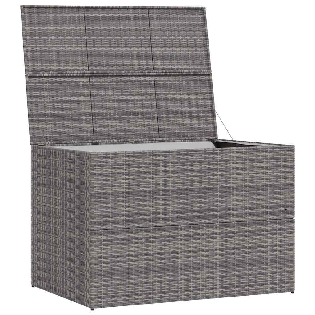 Baule da Giardino Grigio 150x100x100 cm in Polyrattan | homemem39