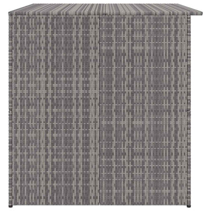 Baule da Giardino Grigio 150x100x100 cm in Polyrattan | homemem39