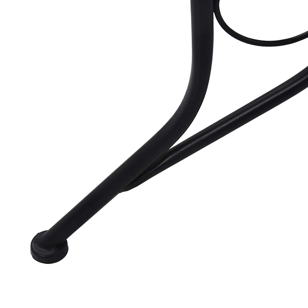 Tavolino da Bistrot con Mosaico Grigio 60 cm in Ceramica - homemem39