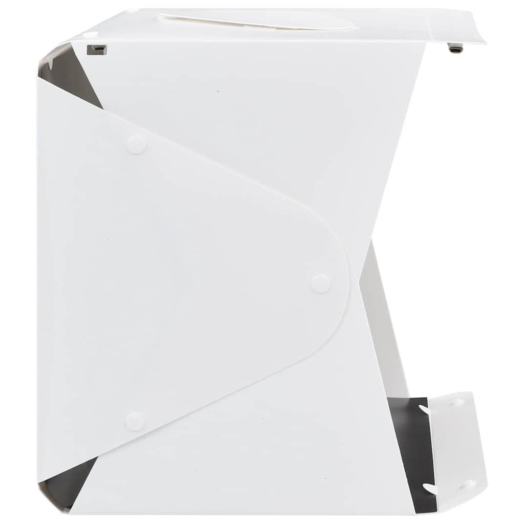 Light Box per Studio Foto a LED 40x34x37 cm in Plastica Bianco - homemem39