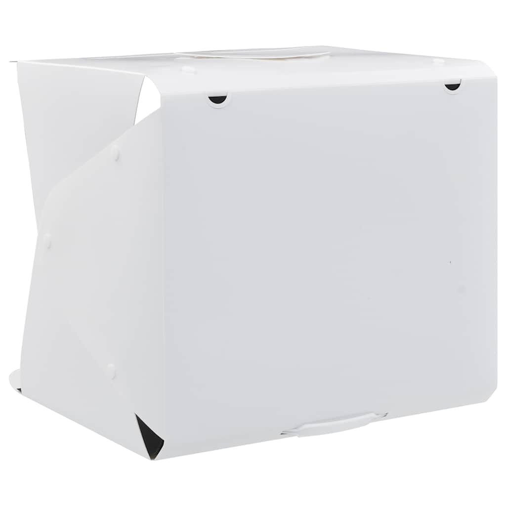Light Box per Studio Foto a LED 40x34x37 cm in Plastica Bianco - homemem39