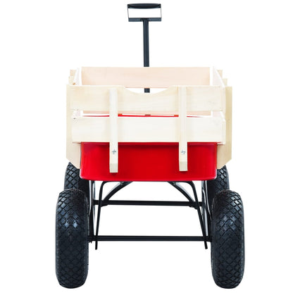Carrello a Mano 150 kg Rosso - homemem39