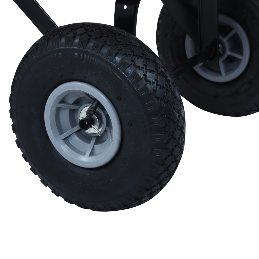 Carrello a Mano 150 kg Rosso - homemem39