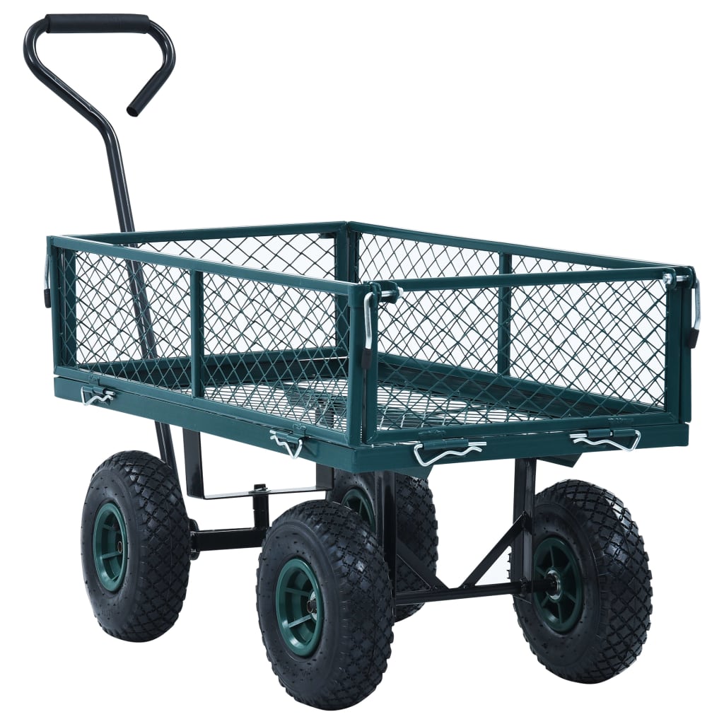Carrello a Mano da Giardino Verde 250 kg - homemem39