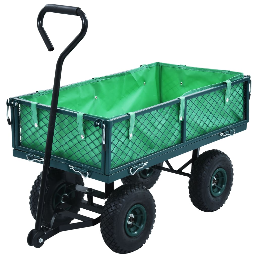 Carrello a Mano da Giardino Verde 250 kg - homemem39