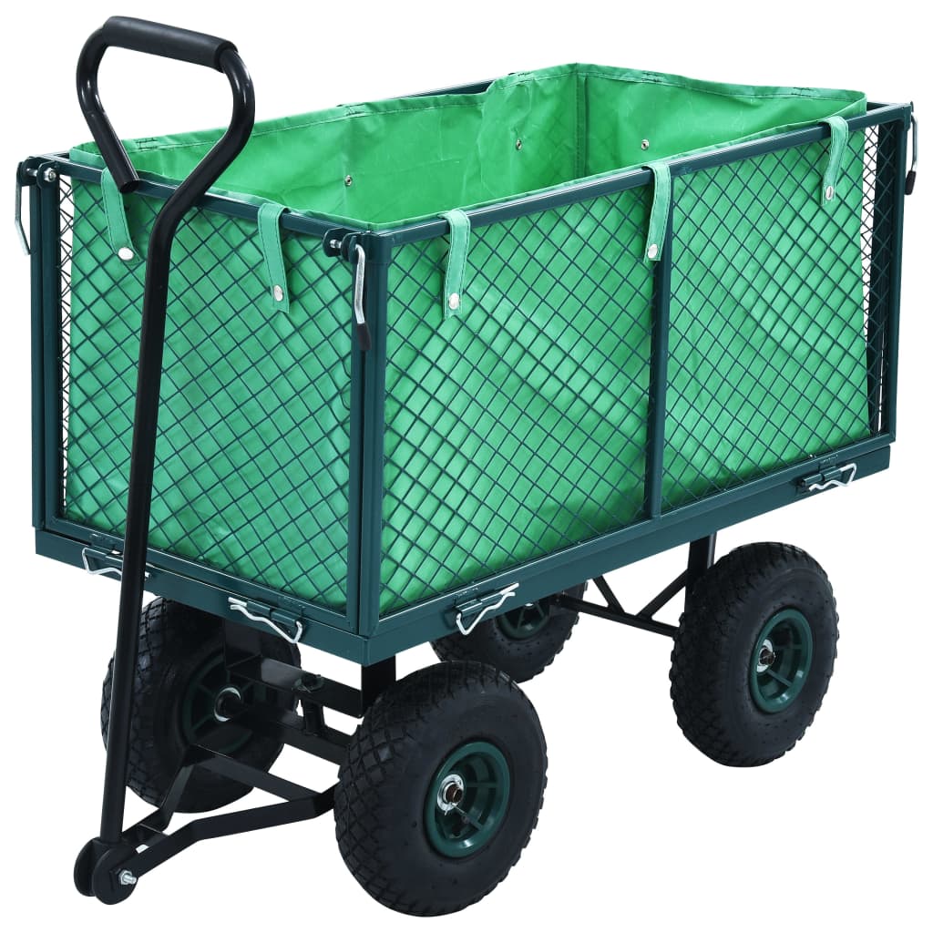 Carrello a Mano da Giardino Verde 350 kg - homemem39