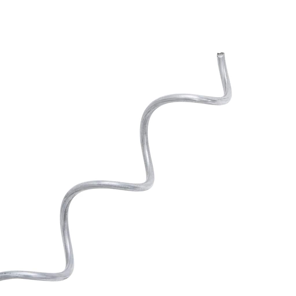 Spirali per Gabbioni 24 pz in Acciaio Zincato 100 cm | homemem39