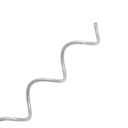 Spirali per Gabbioni 24 pz in Acciaio Zincato 100 cm | homemem39