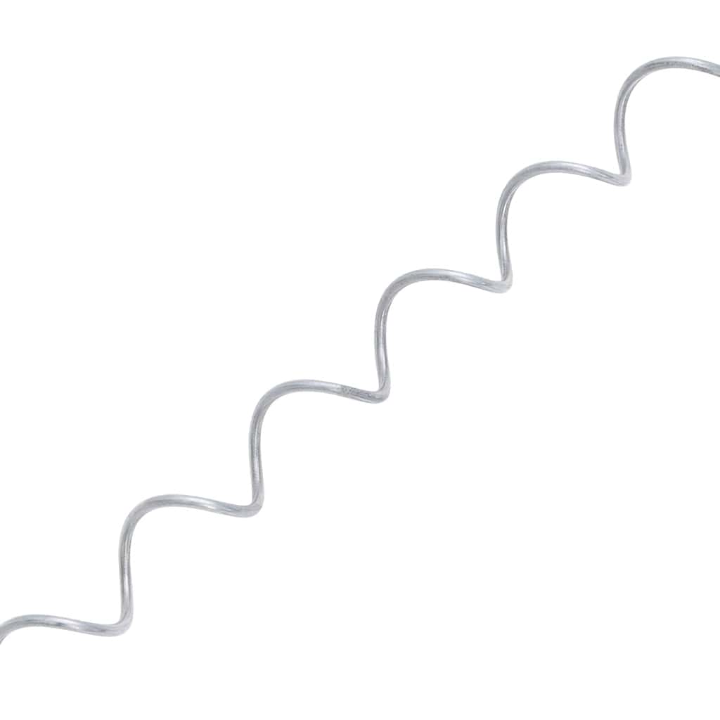 Spirali per Gabbioni 24 pz in Acciaio Zincato 100 cm | homemem39