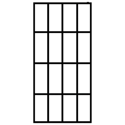 Cabina Doccia con Vetro Temperato Trasparente 80x195 cm - homemem39