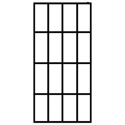 Cabina Doccia con Schermo in Vetro Temperato Glassato 80x195 cm