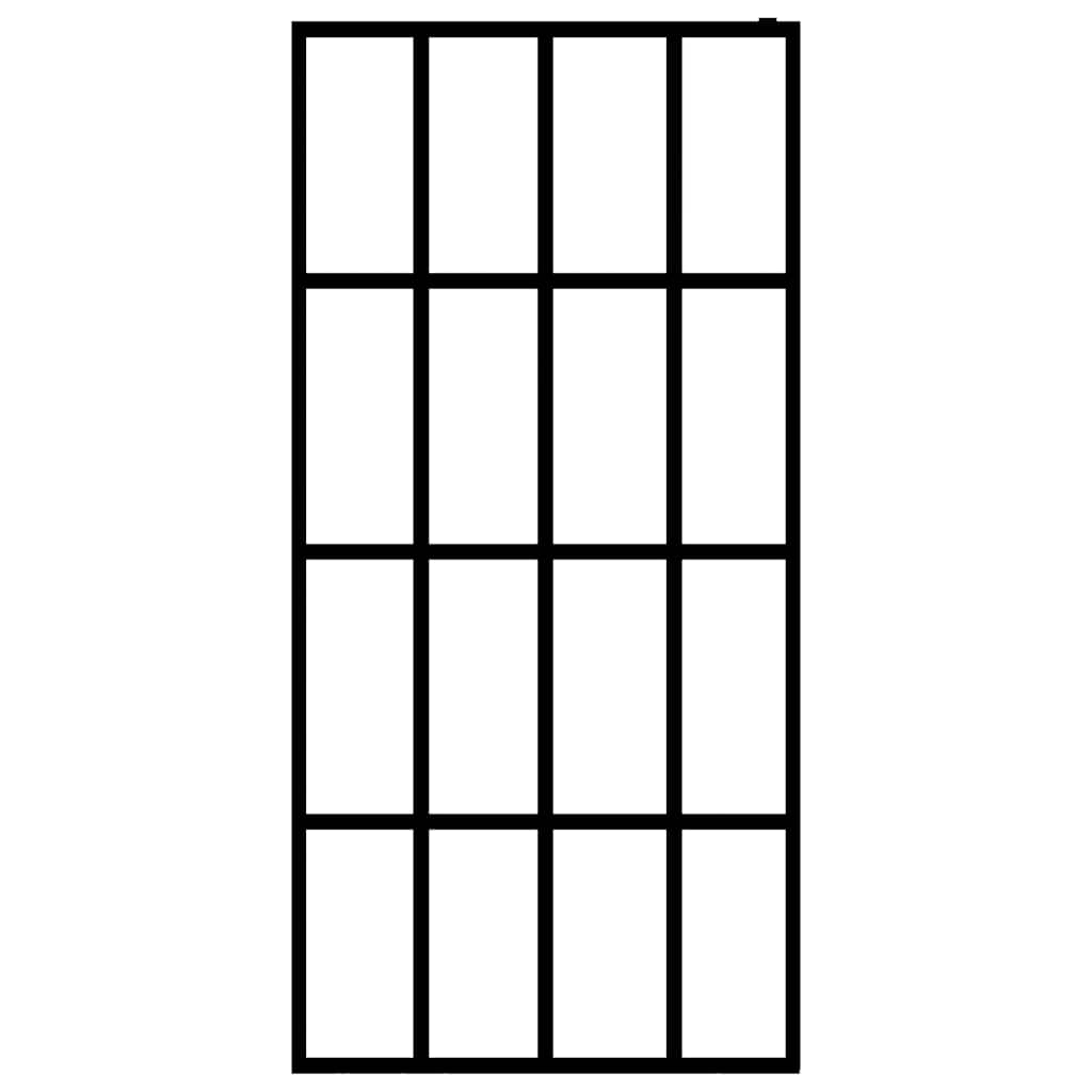 Cabina Doccia con Schermo in Vetro Temperato Glassato 100x195cm - homemem39