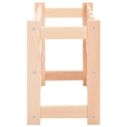 Portavini da 12 Bottiglie in Legno di Pino - homemem39