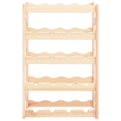 Portavini da 20 Bottiglie in Legno di Pino - homemem39