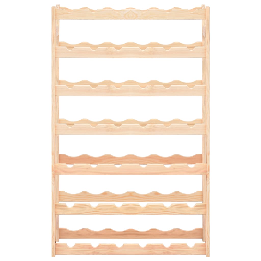 Portavini da 42 Bottiglie in Legno di Pino - homemem39