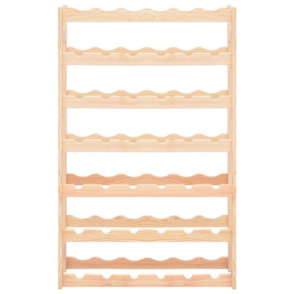 Portavini da 42 Bottiglie in Legno di Pino - homemem39