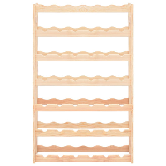 Portavini da 42 Bottiglie in Legno di Pino - homemem39