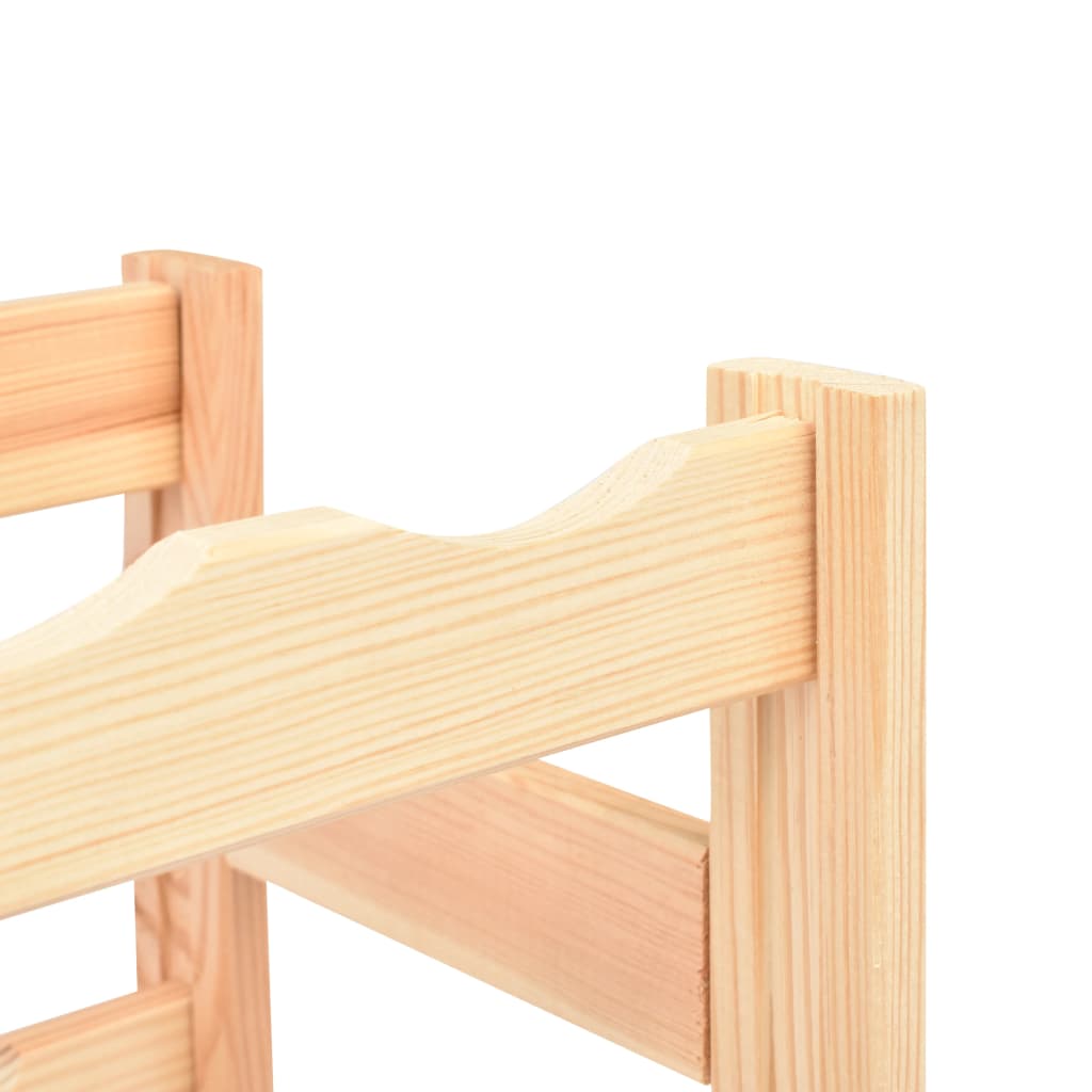 Portavini da 77 Bottiglie in Legno di Pino | homemem39