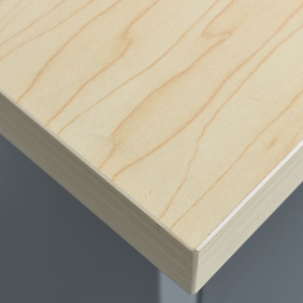 Banco da Lavoro Nero 120x60x85 cm in Acciaio - homemem39