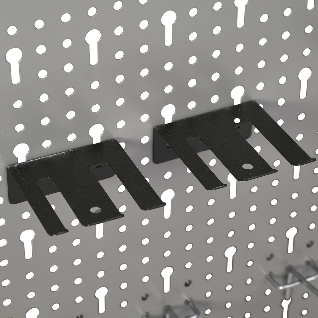 Pannelli per Utensili a Parete 3 pz 40x58 cm Acciaio
